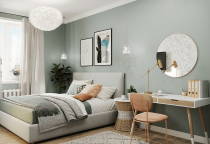 THIẾT KẾ NỘI THẤT PHONG CÁCH BÁN CỔ ĐIỂN KẾT HỢP VỚI HIỆN ĐẠI